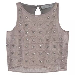 New Zara Embellished Top